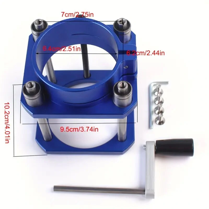 Woodworking Inverted Lifting Base - Adjustable 0-54mm Lift for 64-65mm Router Plates - Image 2