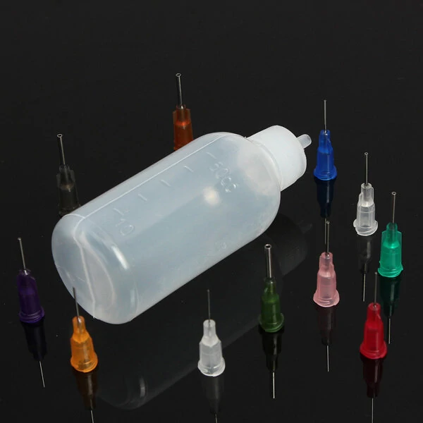 XYZ Brand Rosin Solder Flux Paste Bottles 50ml +330 Needles - Dispenser Compatible - Image 5