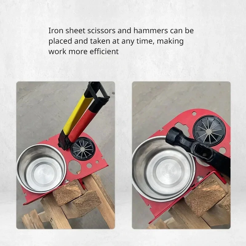 Herringbone Ladder Tool Rack - Multifunctional Storage Bracket for Router Table - Image 3