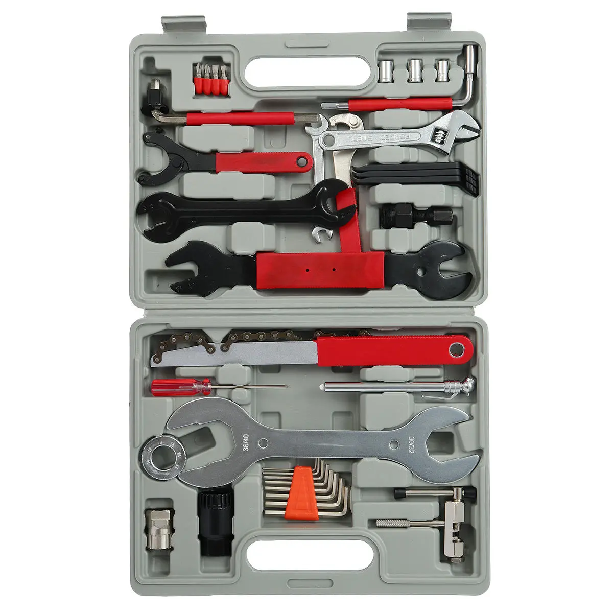 Bicycle Repair Tool Set - 46Pcs Mountain Bike Kit with Chain Remover - Image 4