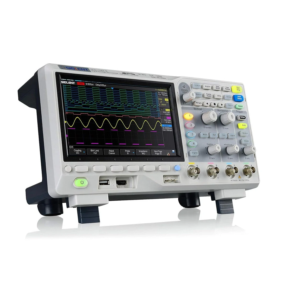 Siglent SDS1104X-E Oscilloscope - 100MHz 4 Channel | Large Display & WiFi - Image 3