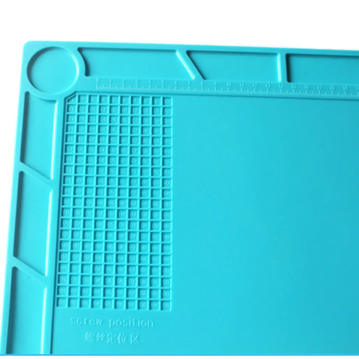 Heat Insulation Silicone Repair Mat - 35x25cm Soldering & Maintenance Platform - Image 5