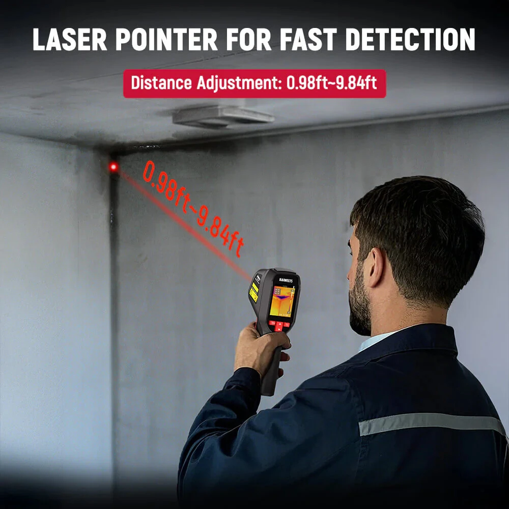 KAIWEETS KTI-200 Thermal Camera | 240x240 IR, 50° FOV, Laser Targeting - Image 4