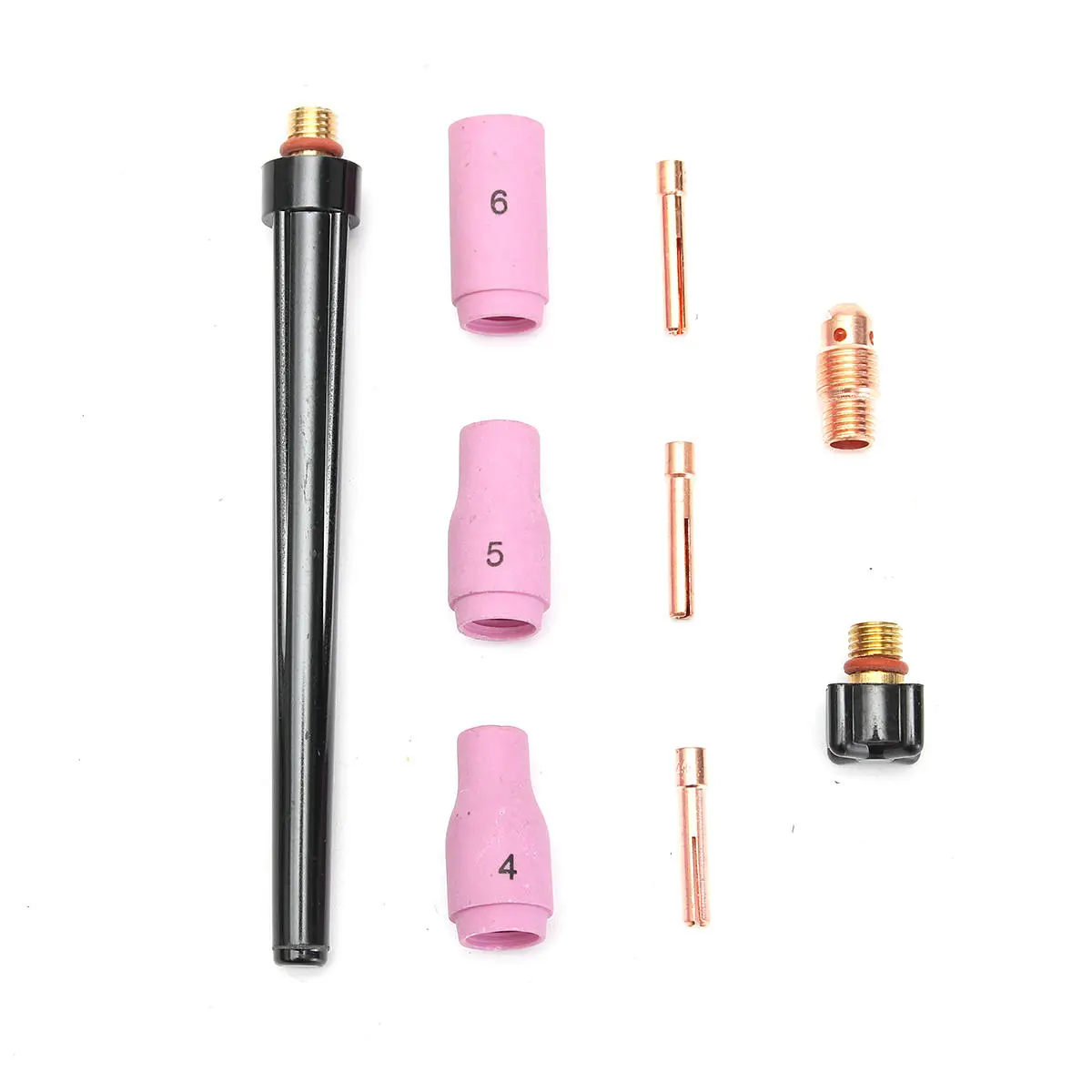 4-8M 250AMP Air Water-Cooled TIG Torch Kit WP20-25 Clamp Parts - Image 3