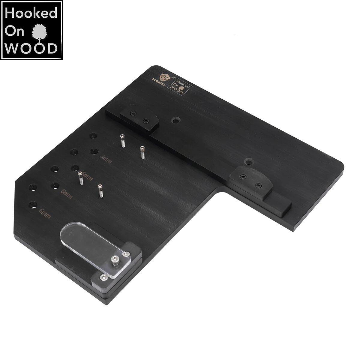 HONGDUI Ruler Stand for Hooked On Wood MT-2465 PRO Scriber | Sturdy Acrylic Wall-Mounted - Image 3