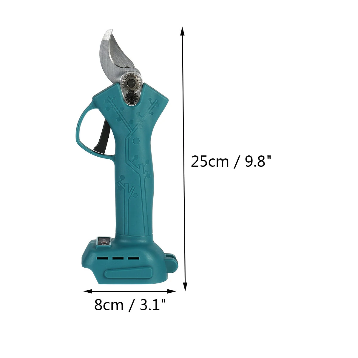 21V Cordless Electric Pruning Shears - 30mm Cut | Portable Secateurs w/ Battery - Image 5