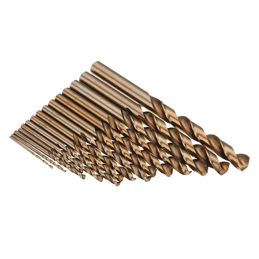 Drillpro 15pcs HSS M35 Cobalt Drill Bit Set | 1.5-10mm for Metal & Steel - Image 3