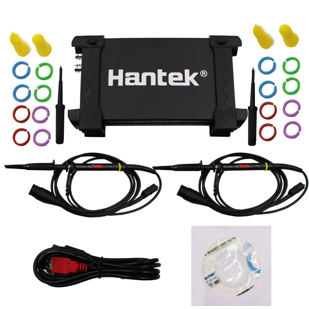 Hantek 6022BE USB Oscilloscope - 20MHz 2 Channel 48MSa/s - PC-Based Digital Storage - Image 4