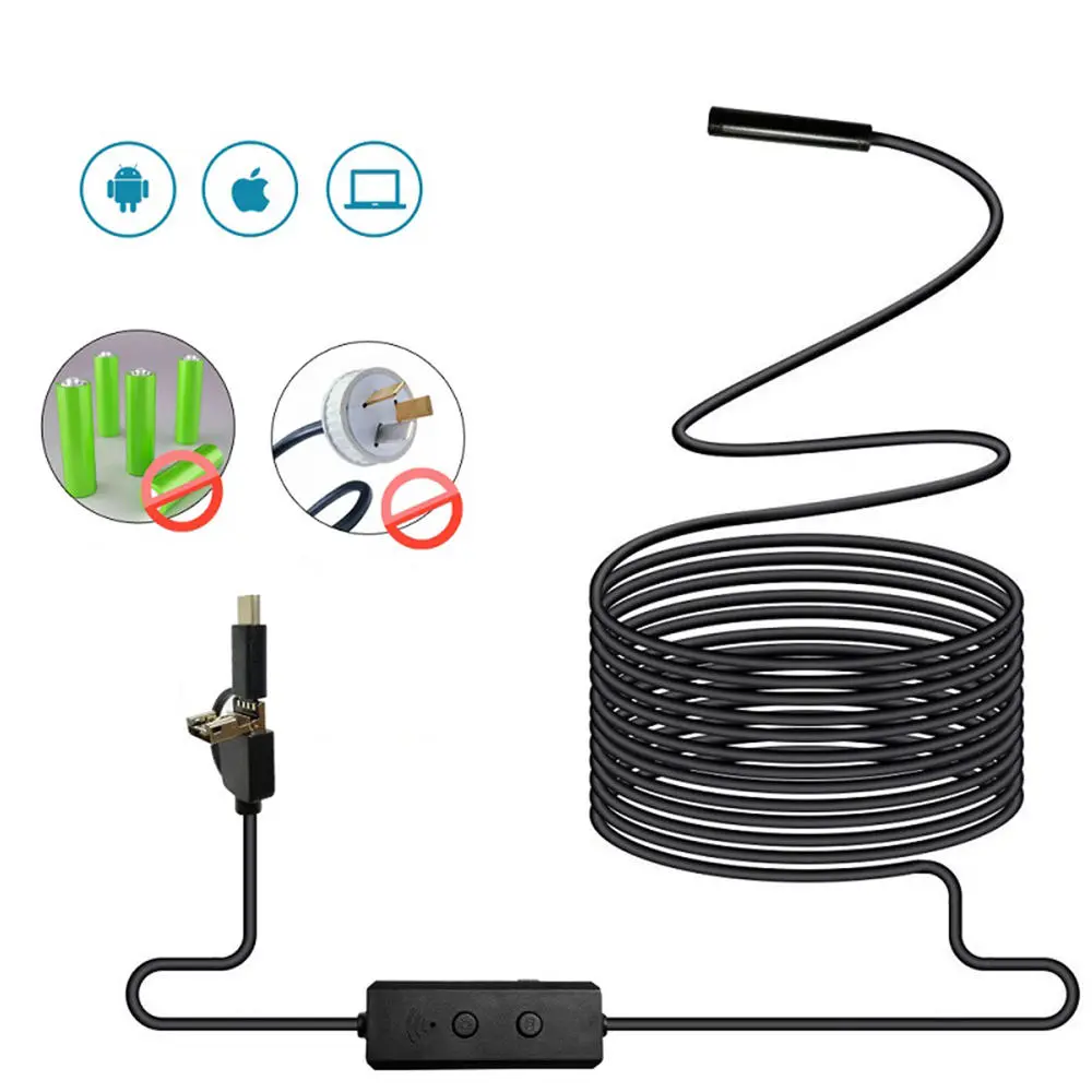 F160 HD 720P WiFi Borescope | Hard Wire for iOS & Android | 1280x720 Sensor - Image 3