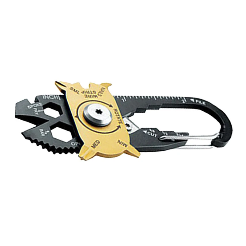 Stainless Steel 20-in-1 Wrench Screwdriver | EDC Multi-Tool & Keychain - Image 5