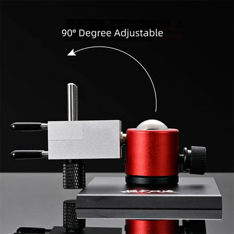Spherical Rotating Bench Vise - 360° Clamp with Metal Base & Silicone Sleeves - Image 2