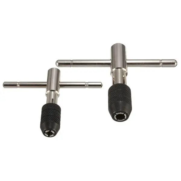 M5-M8 M6-M12 T Handle Tap Wrench | Adjustable Chuck Type Hand Tool - Image 2