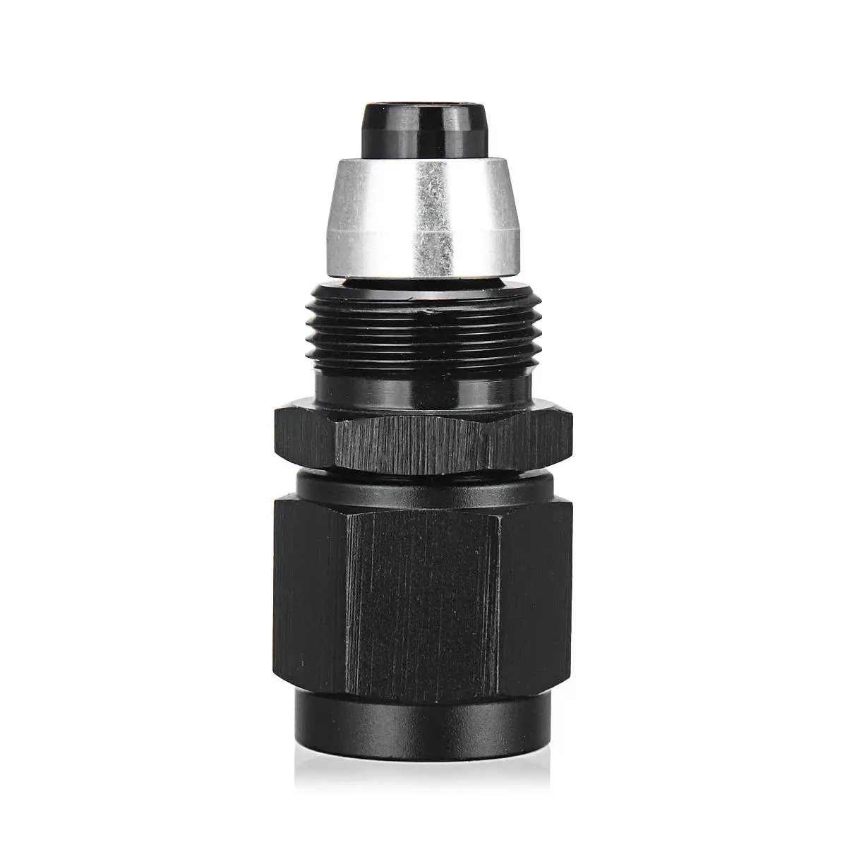 AN-6 Straight Stealth Black Fuel Hose Fitting | AN6 Connector for Angle Grinder - Image 4