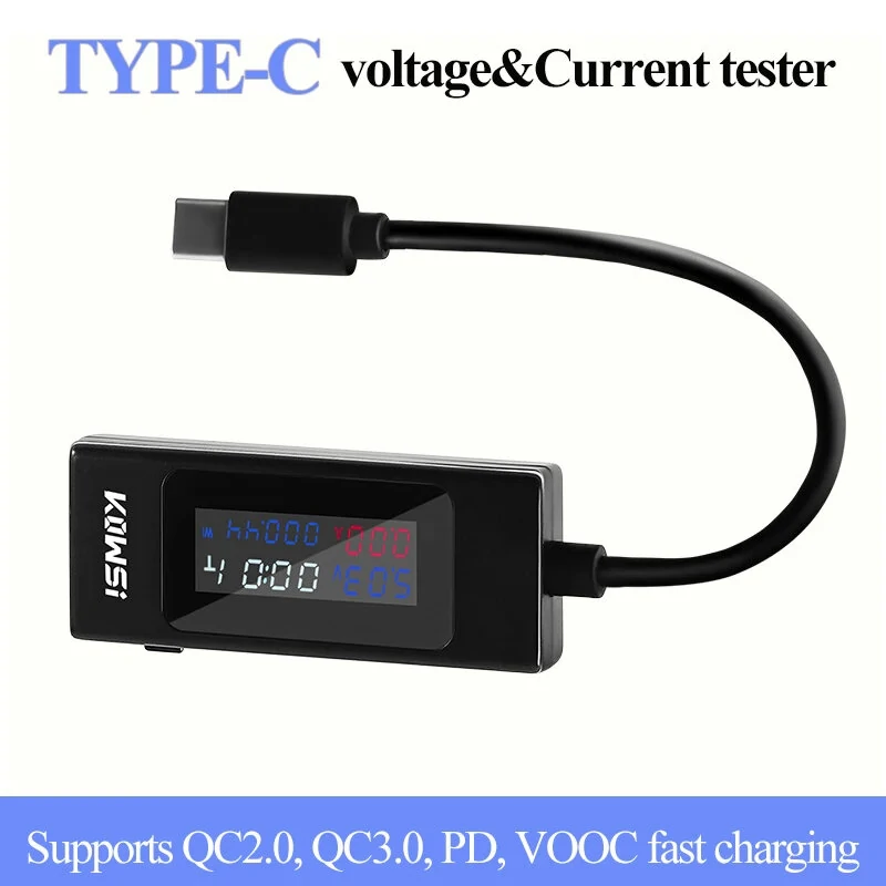 KWS-066C/KWS-065C USB-C Tester - 4-30V 6.5A Voltage Current Meter | Quick Charge ID - Image 3