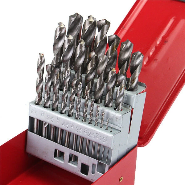 HSS Twist Drill Bit Set - 38pcs 1-13mm for Steel with Storage Case - Image 4