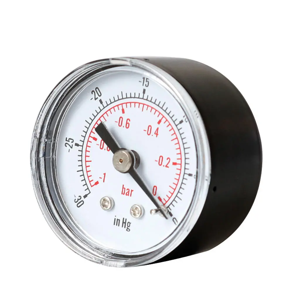 TS-YZ40Z8 Pressure Gauge | 40.5mm Dial -30-0 inHg & -1-0 bar | 1/8 BSPT - Image 3