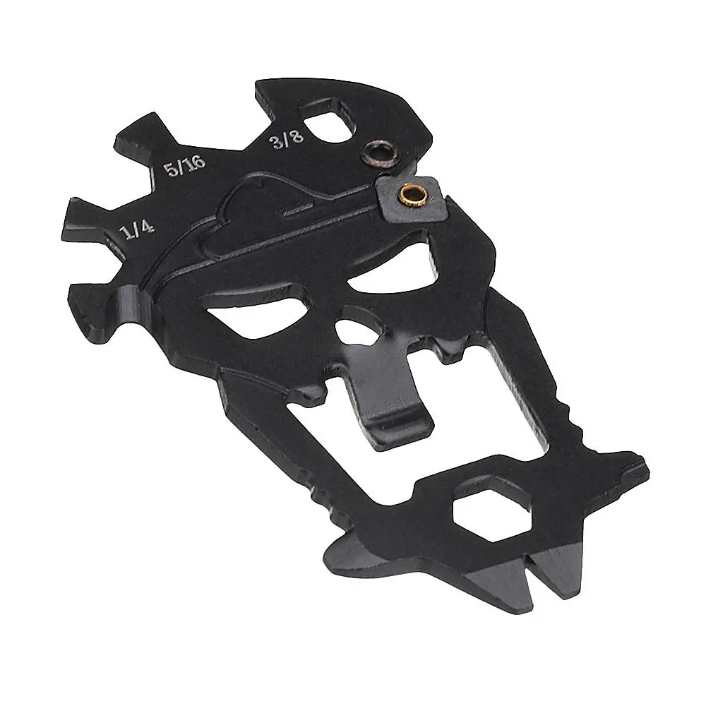 AOTDDOR 12-in-1 Manual Screwdriver | EDC Multi-Tool with Bottle Opener & Skull Design - Image 2