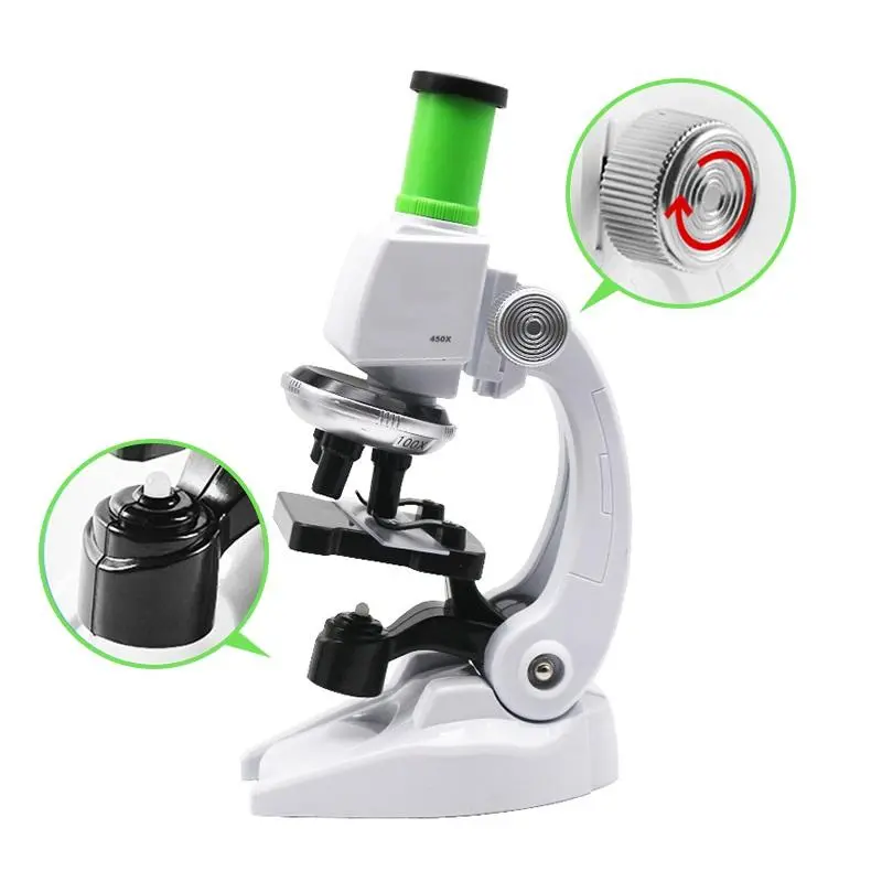 450X or 1200X Kids Microscope Set | Science Experiment Tool for Children & Students - Image 2