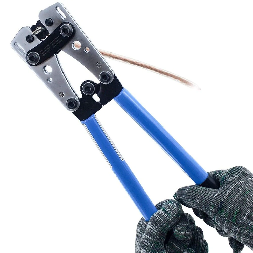 HX-50B Cable Crimper Tool | Hand Ratchet Crimper for 6-50mm2 Cable & Lugs - Image 4