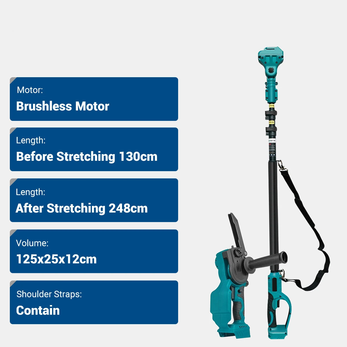 Greenworks 2-in-1 Brushless Motor Chainsaw Pole Saw Combo | Adjustable 130-248cm | Auto Oiling & 180° Head - Image 2