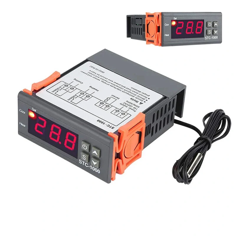 STC-1000 Digital Temperature Controller Thermostat - 12V/24V/220V - 10A Heating & Cooling Relay - Image 3