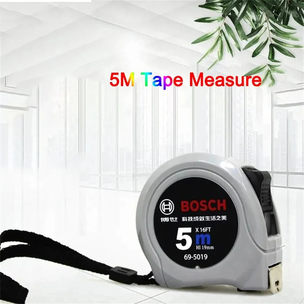 5M Steel Tape Measure | Self-Locking & Anti-Drop | Dual Unit Scale for Accuracy - Image 4