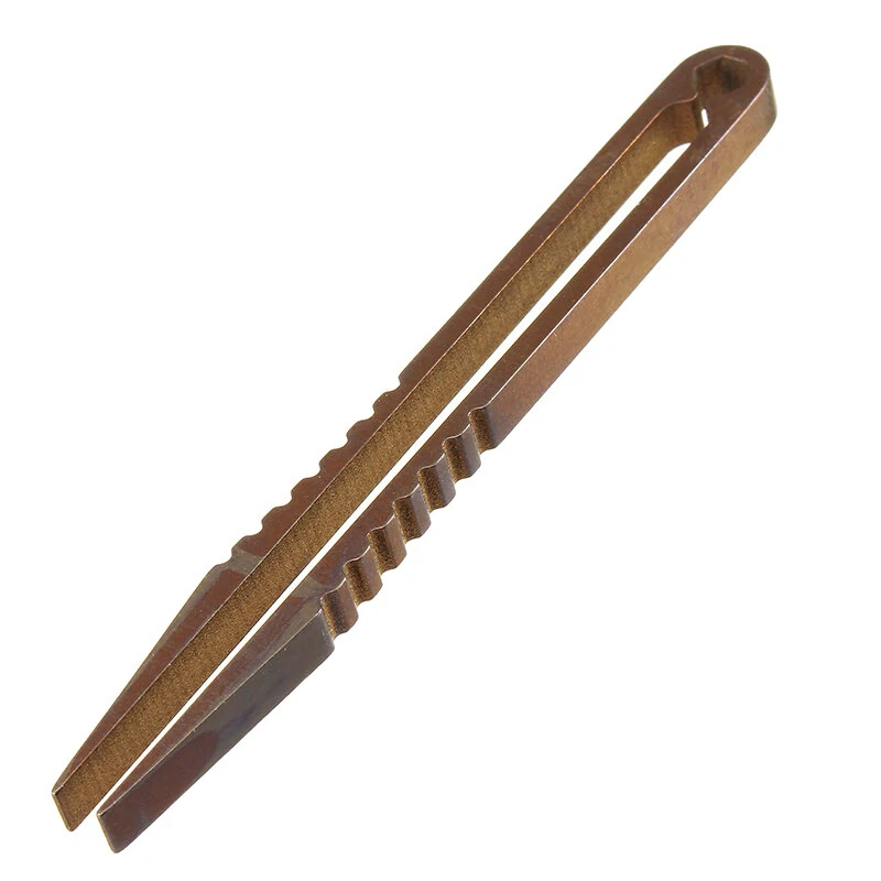 AOTDDOR TC4 Titanium Mini Tweezers - EDC Portable Tool 45mm & 83mm - Image 4