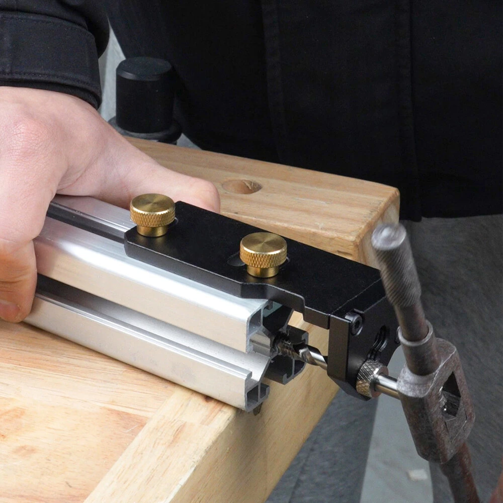 Aluminum Profile Drill Jig & Tap Guide | For 20 30 40 Series European Extrusion - Image 5