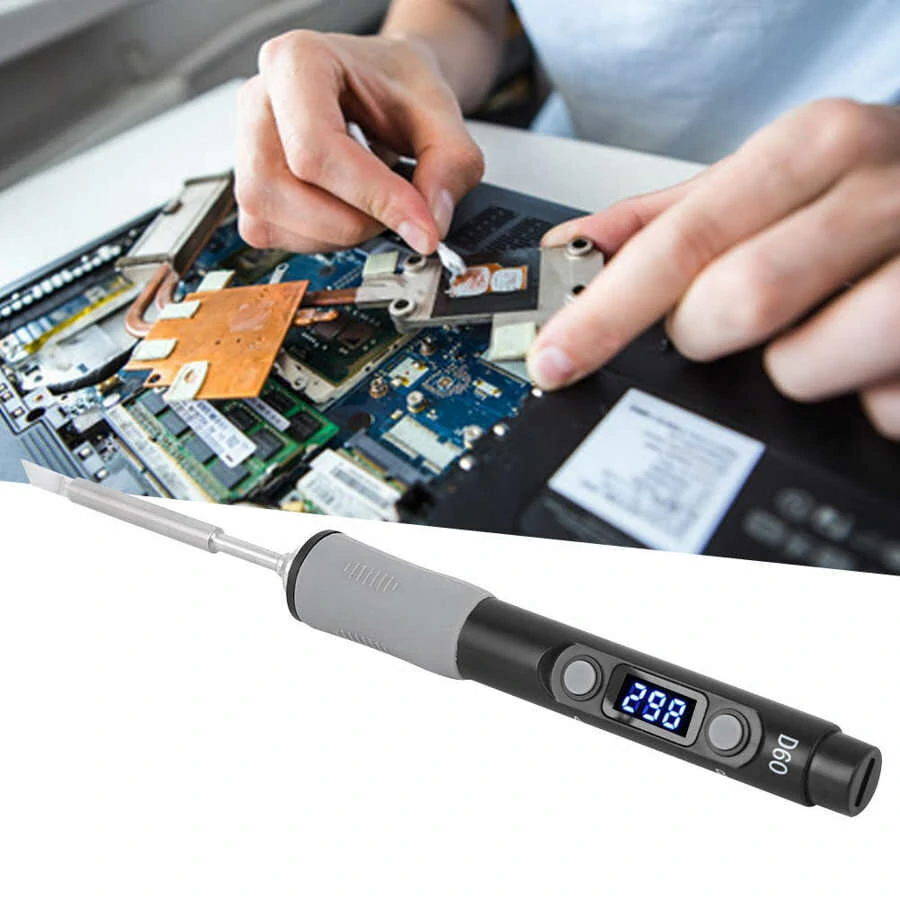 SQ-D60 60W Digital Soldering Iron Station | Type-C 12-24V | 100°C-400°C Adjustable - Image 2