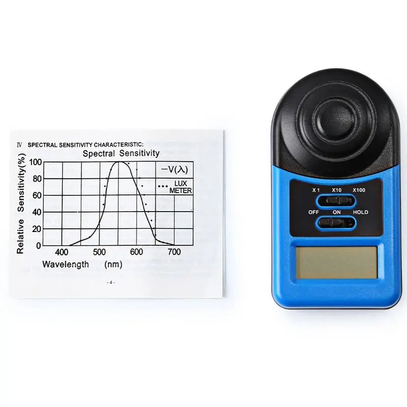 WHDZ LX1010A Digital Lux Meter - 200,000 Range | Mini Pocket Size Light Meter - Image 3