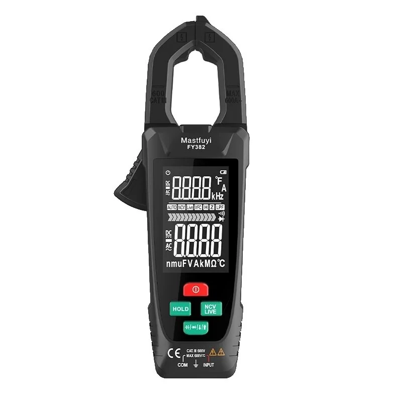 FUYI FY382 Digital Clamp Meter | 9999 Counts, Auto Range AC Voltage Current - Image 4