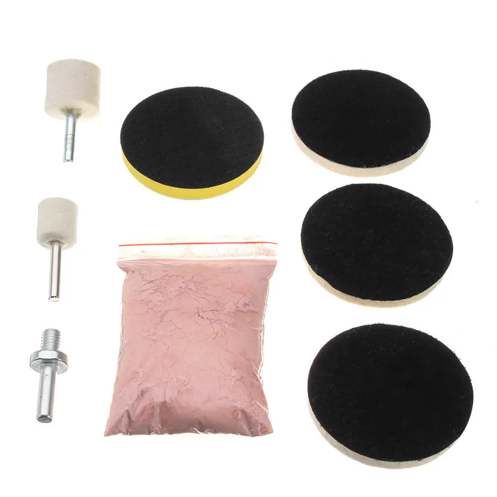Cerium Oxide Glass Polishing Powder Kit - 8pcs 120g for Deep Scratch Removal - Image 3