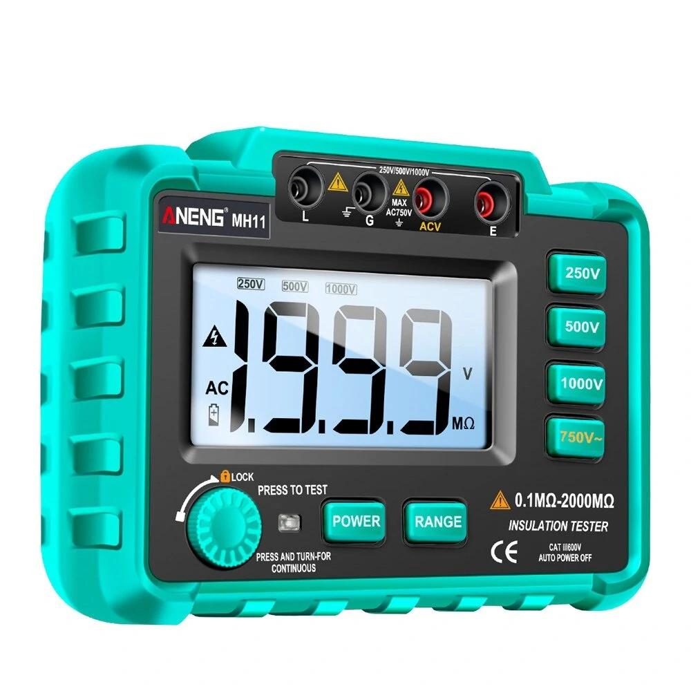 ANENG MH11 Digital Ground Resistance Tester - Insulation & Earth Meter - Image 5