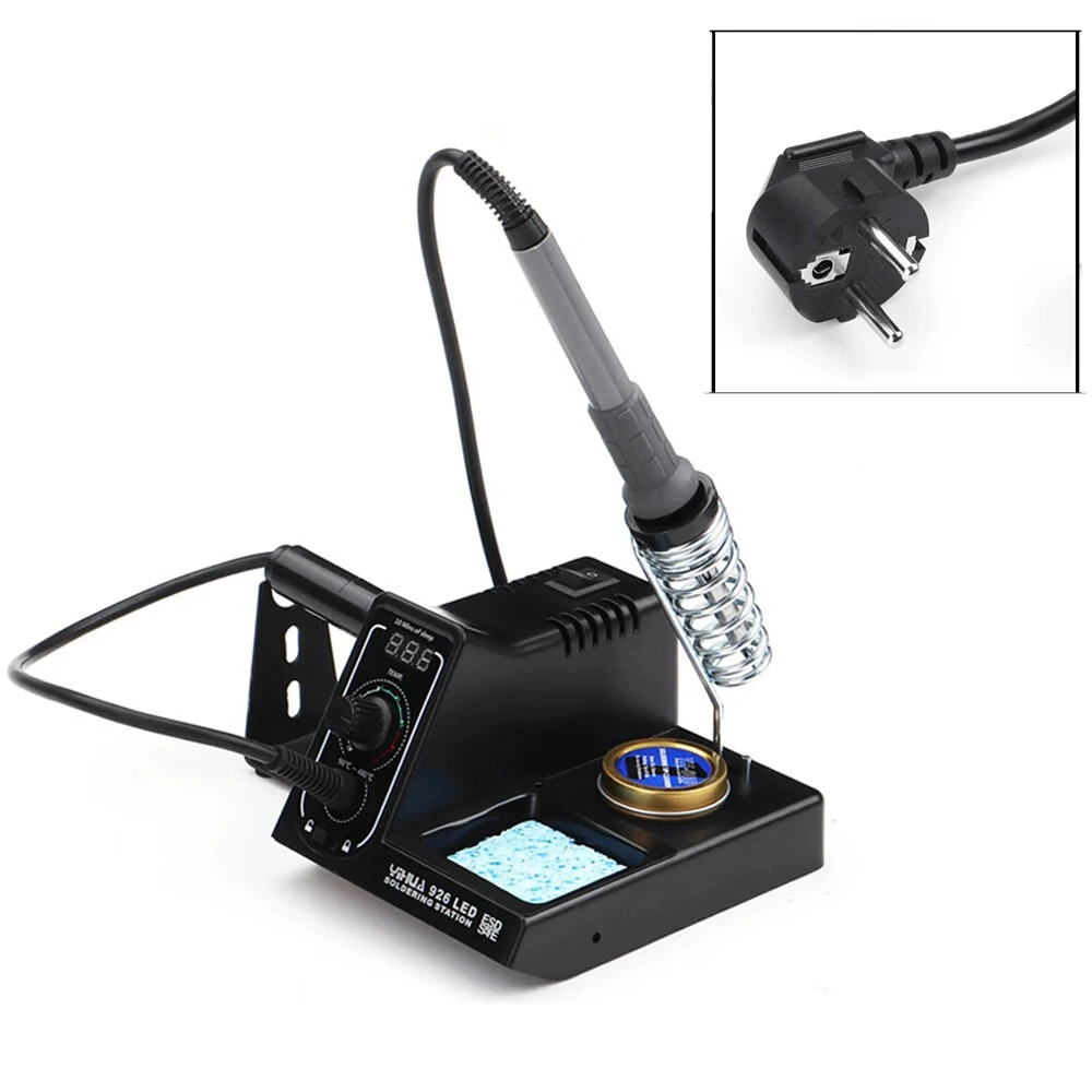 60W Adjustable Electric Soldering Iron Station - 90-480°C Temperature Control | 220V - Image 2
