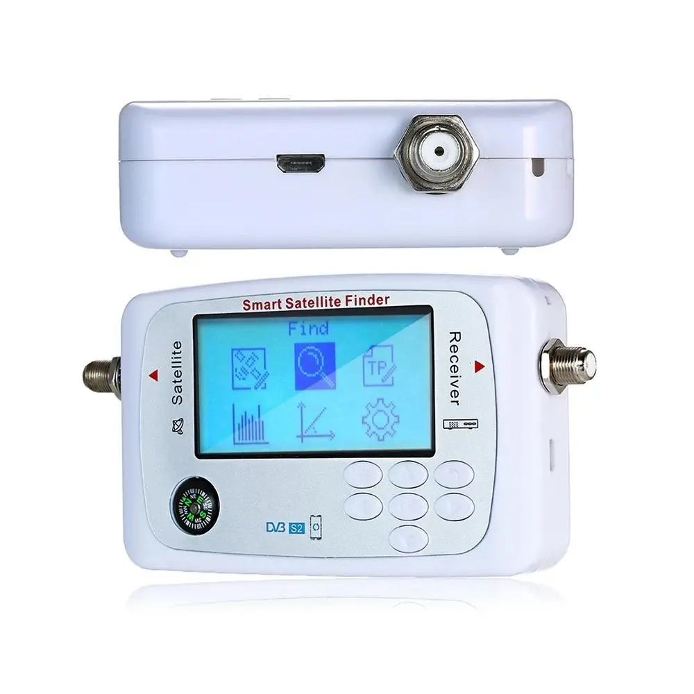 Mini Digital Satellite Signal Finder Meter with LCD Display | APP Control & Compass - Image 3