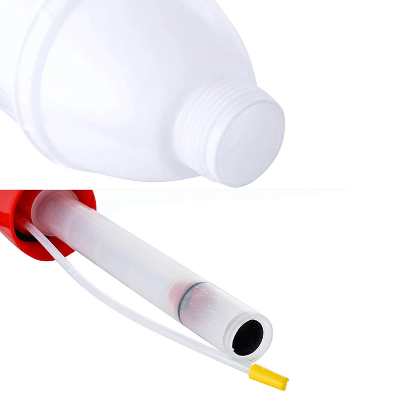 White Orange Hand-held Pressure Watering Can - 1.5L & 2L Small Spray Bottle for Gardening - Image 4