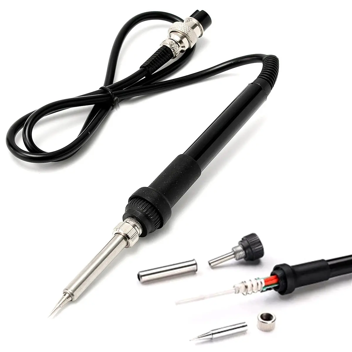 24V 5-Pin Female Solder Iron Handle for 907 936 Soldering Station | Universal - Image 3