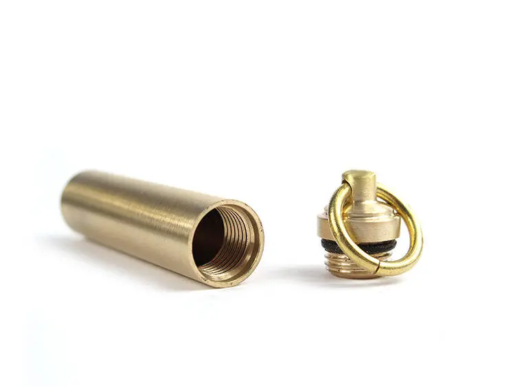 Copper Bottle Keychain - Waterproof EDC Tool & Life-saving Equipment - Image 2