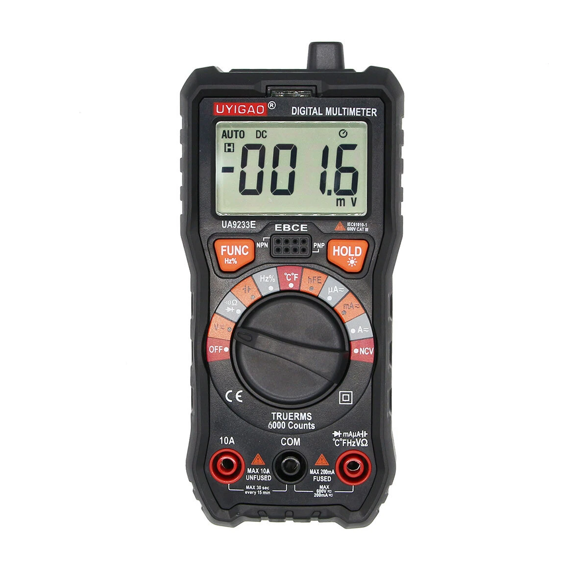 Digital LCD Multimeter - Auto Range 2000 Counts AC DC Voltmeter Ammeter - Image 4