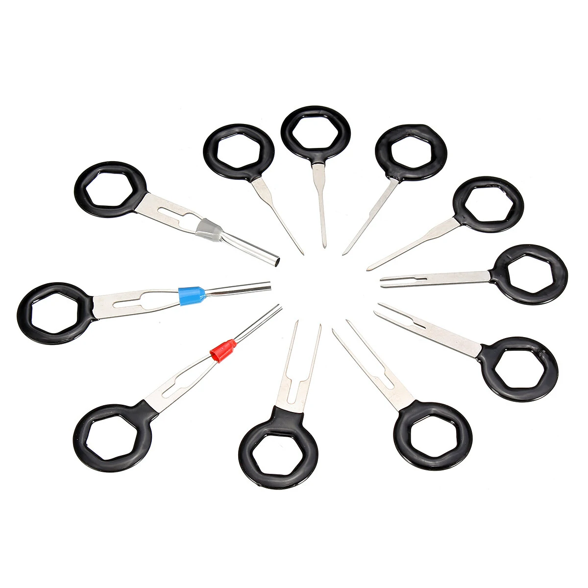 11PCS Terminal Removal Tool Kit - Aluminum Wiring Connector Pin Extractor for Car Repair - Image 2