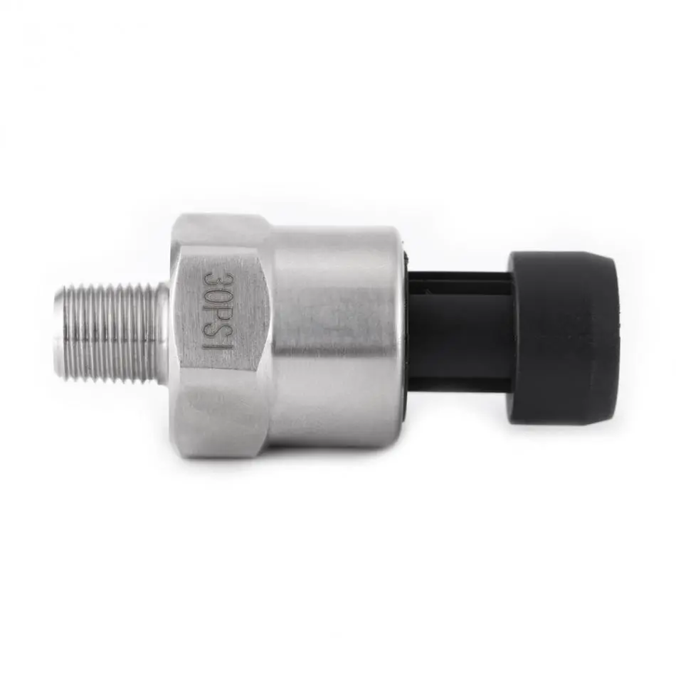 Stainless Steel Pressure Sensor - 5V DC 1/8NPT Thread for Oil Fuel Air Water - Image 2