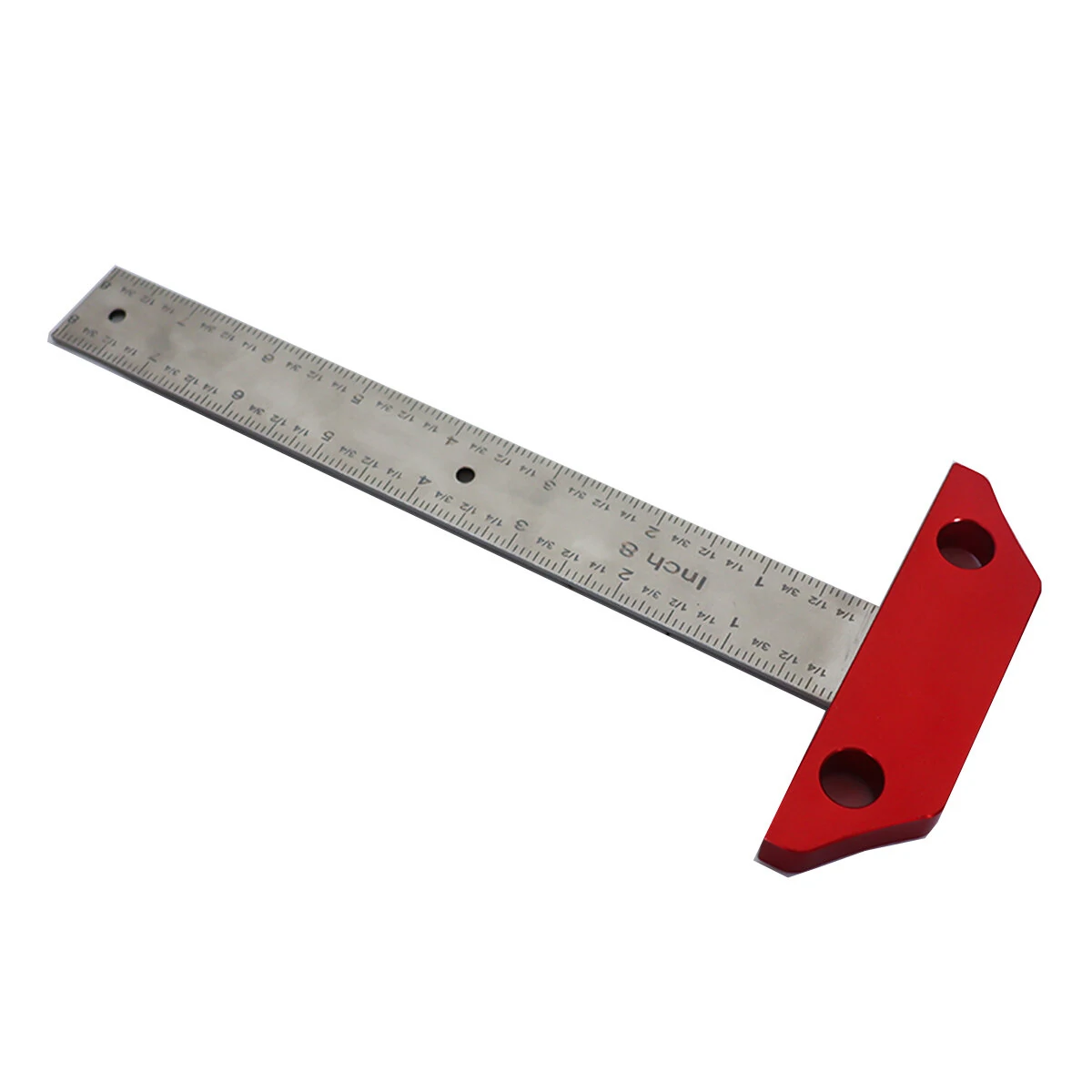T Square Ruler - 8 Inch/200mm Imperial Metric Scale - Woodworking Marking Tool - Image 4