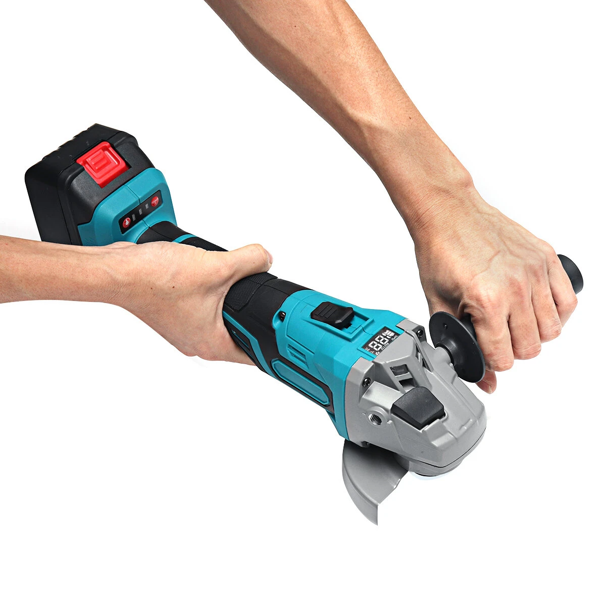 Makita 18V Brushless Cordless Angle Grinder - 4000mAh Li-ion Battery - Image 4