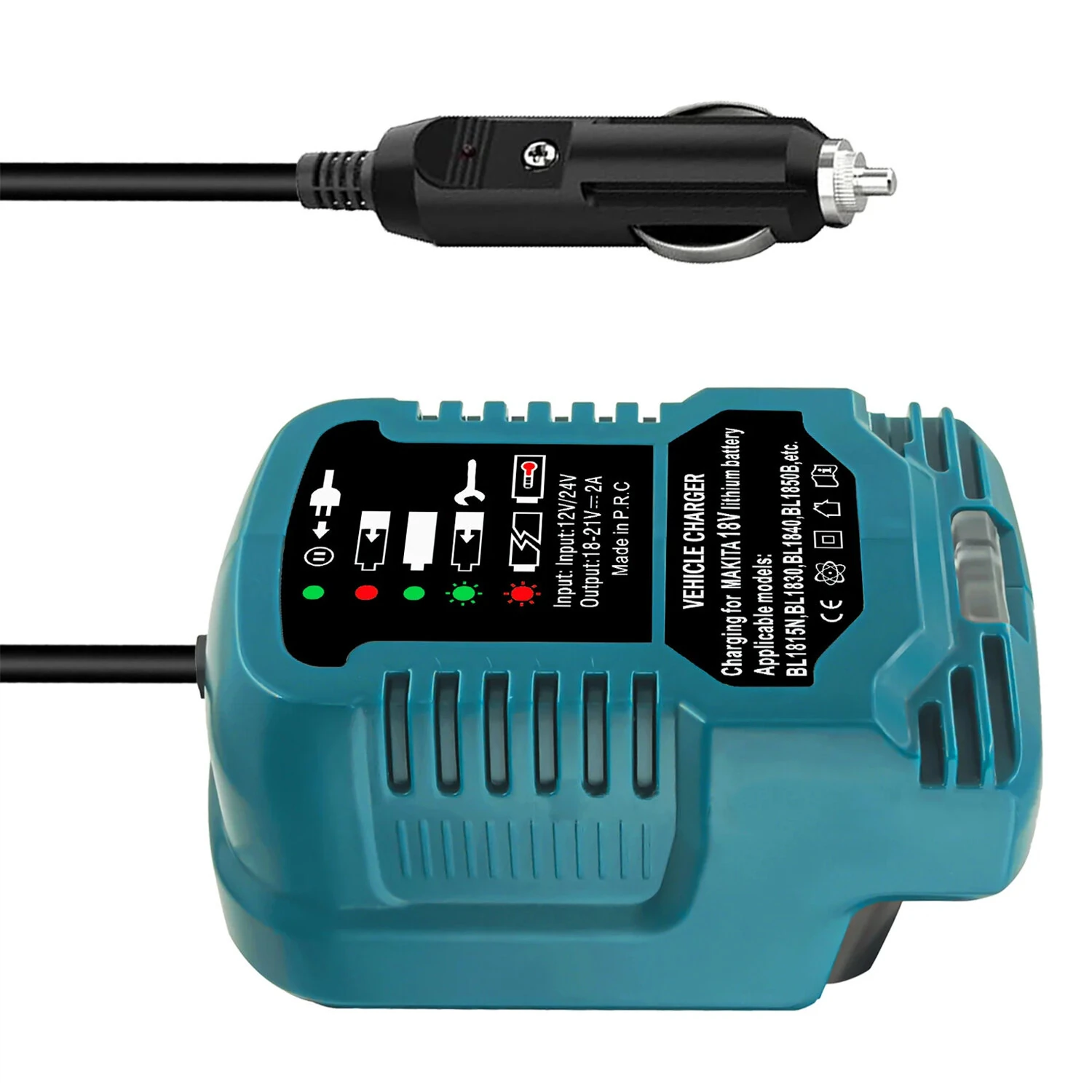 DC 12V/24V Car Charger for Makita 18V LXT BL1815 BL1830 BL1860 Batteries | Portable - Image 3