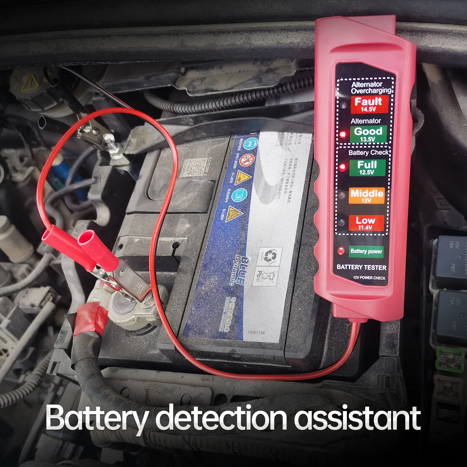 BT890 Advanced Car Battery Tester | Alternator Check, DC4-16V Range, Precise Measurements - Image 2