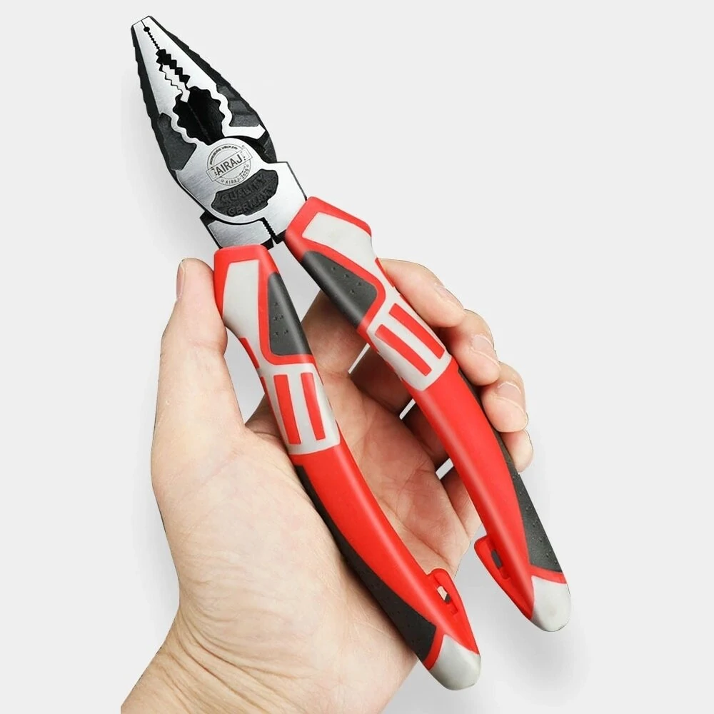 AIRAJ Multi-function Wire Cutter Pliers | Industrial Grade Wire Stripper & Crimper Tool - Image 2
