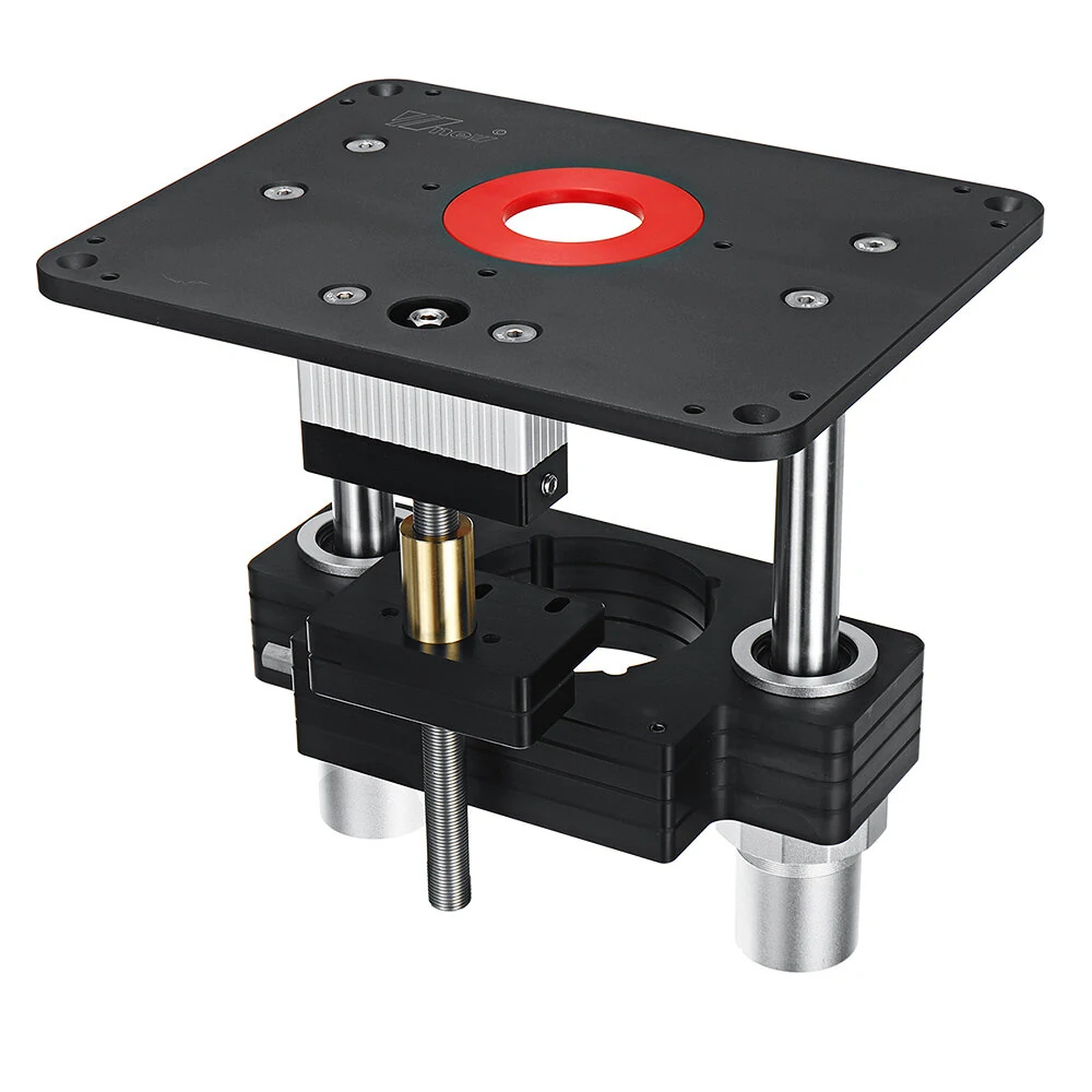 Wnew Heavy Duty Router Lift - Aluminium Router Table Insert Plate | Woodworking Tools - Image 4