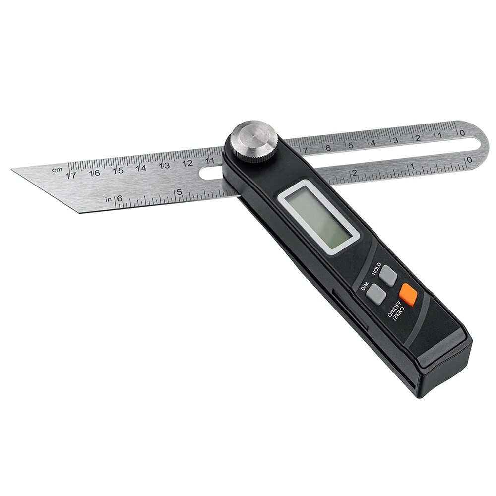 Stainless Steel Digital Protractor | 360° Angle Finder with LCD Display & T-Bevel - Image 3