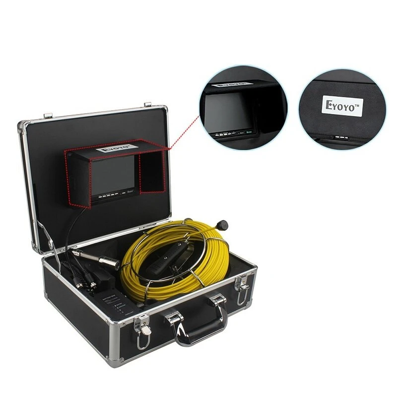 Eyoyo WF92 Pipe Inspection Camera | 50M Borescope with 7 Inch LCD Monitor - Image 4