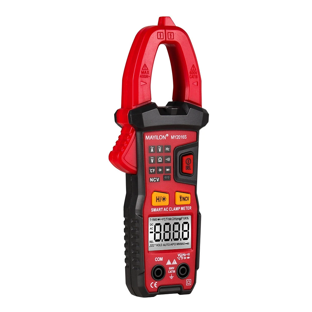 MY2016S Smart Clamp Meter - True RMS Multimeter | NCV, Capacitance, Hz Tester - Image 4